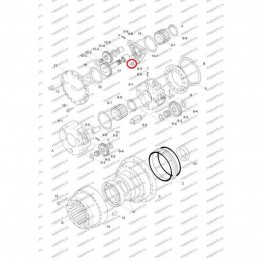 Муфта Шлицевая Соединительная Xkaq-00215 Hyundai R305-7,R320-7