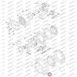 Корпус Редуктора Хода Xkaq-00217 Hyundai R210-7