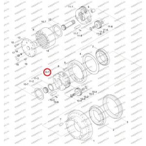 Блок Сателлитов (Водило) (2-Ая Ступень) Xkaq-00227 Hyundai R210-7