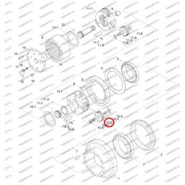 Шестерня Планетарная (2-Ая Ступень) Xkaq-00228 Hyundai R210-7