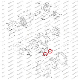 Подшипник Игольчатый (2-Ая Ступень) Xkaq-00229 Hyundai R210-7