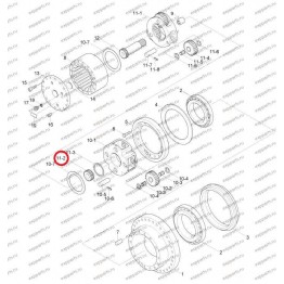 Солнечная Шестерня Xkaq-00235 Hyundai R210-7