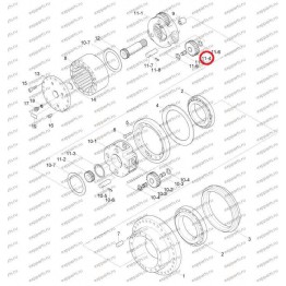 Шестерня Планетарная (1-Ая Ступень) Xkaq-00237 Hyundai R210-7