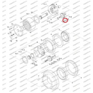 Подшипник Игольчатый (1-Ая Ступень) Xkaq-00238 Hyundai R210-7