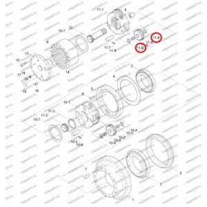 Шайба Упорная (1-Ая Ступень) Xkaq-00239 Hyundai R210-7