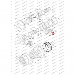 Шестерня Планетарная (3-Ая Ступень) Xkaq-00389 Hyundai R305-7,R320-7