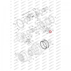 Шестерня Планетарная (3-Ая Ступень) Xkaq-00389 Hyundai R305-7,R320-7