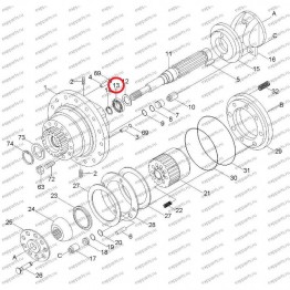 Подшипник Гидромотора Хода Xkay-00209 Hyundai R305-7,R320-7