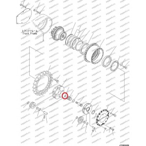 Шайба Упорная 207-27-52270 Komatsu Pc400-7