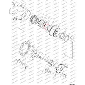 Буртик 208-27-71310 Komatsu Pc400-7