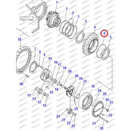 Уплотнительное Кольцо 22U-27-21220 Komatsu Pc220-7, Pc220-8