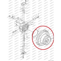 Корпус Гидромотора Хода 708-8F-04671 Komatsu Pc200-7, Pc220-7, Pc200-8, Pc220-8