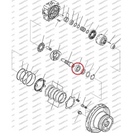 Подшипник Вала Гидромотора Хода 708-8F-12151 Komatsu Pc200-7, Pc220-7