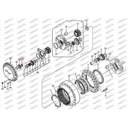 Шайба Упорная (1-Ая Ступень) Sa1036-00290 Volvo Ec290B, Ec360B