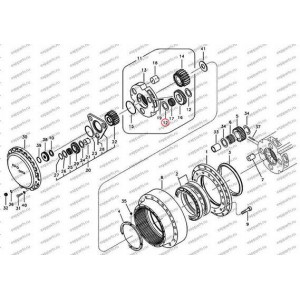 Шайба Упорная (2-Ая Ступень) Sa7117-34320 Volvo Ec290B, Ec360B