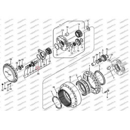 Палец (1-Ая Ступень) Sa7117-38180 Volvo Ec290B, Ec360B