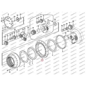 Ступица Редуктора Хода Sa7117-38221 Volvo Ec290B