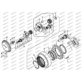 Шестерня Планетарная (3-Ая Ступень) Sa7117-38271 Volvo Ec290B, Ec360B