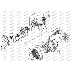 Шестерня Планетарная (3-Ая Ступень) Sa7117-38271 Volvo Ec290B, Ec360B