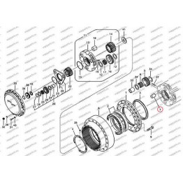 Палец (3-Ая Ступень) Sa7117-38301 Volvo Ec290B, Ec360B