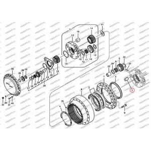 Палец (3-Ая Ступень) Sa7117-38301 Volvo Ec290B, Ec360B