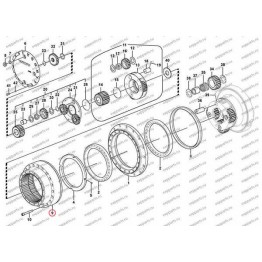 Венец Зубчатый Редуктора Хода Sa7117-38311 Volvo Ec290B