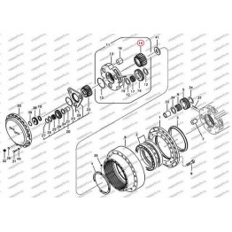 Шестерня Солнечная (3-Ая Ступень) Sa7117-38330 Volvo Ec290B, Ec360B