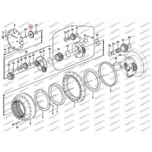 Шестерня Солнечная (1-Ая Ступень) Sa7117-38371 Volvo Ec290B