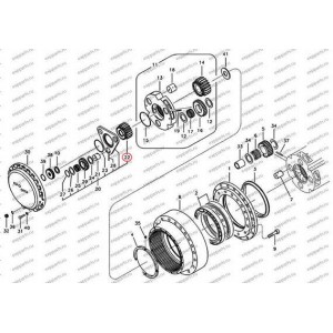 Шестерня Солнечная (2-Ая Ступень) Sa7117-38400 Volvo Ec290B, Ec360B