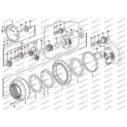 Шестерня Планетарная (1-Ая Ступень) Sa7117-38431 Volvo Ec290B