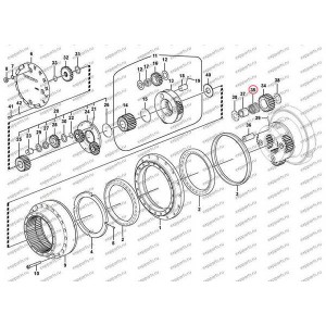 Подшипник Игольчатый (3-Ая Ступень) Sa7117-38520 Volvo Ec290B