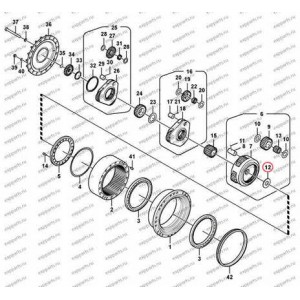 Шайба Упорная (3-Ая Ступень) Sa8230-21020 Volvo Ec290B Prime, Ec290C, Ec360B Prime