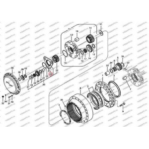 Штифт Sa9325-06012 Volvo Ec290B Prime, Ec290C, Ec360B Prime, Ec360B