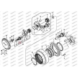 Шестерня Планетарная (1-Ая Ступень) Voe14513559 Volvo Ec360B