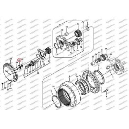 Шестерня Солнечная (1-Ая Ступень) Voe14515056 Volvo Ec360B