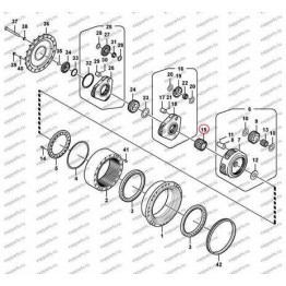 Шестерня Солнечная (3-Ая Ступень) Voe14566416 Volvo Ec290B Prime, Ec290C, Ec360B Prime