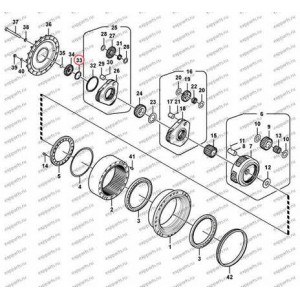 Кольцо (2-Ая Ступень) Voe14566417 Volvo Ec290B Prime, Ec290C, Ec360B Prime