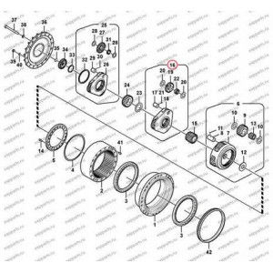 Блок Сателлитов В Сборе (2-Ая Ступень) Voe14566418 Volvo Ec290B Prime, Ec290C, Ec360B Prime