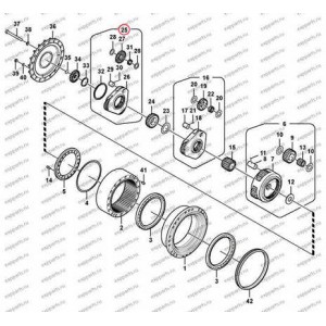 Блок Сателлитов В Сборе (1-Ая Ступень) Voe14566425 Volvo Ec360B Prime