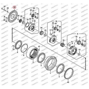 Крышка Редуктора Хода Voe14566432 Volvo Ec290B Prime, Ec290C, Ec360B Prime